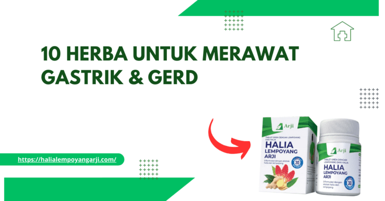 10 Herba Untuk Merawat Gastrik & GERD